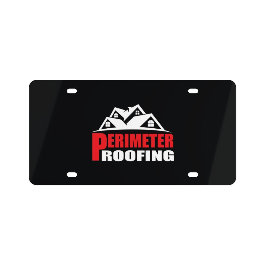 Perimeter Roofing License Plate